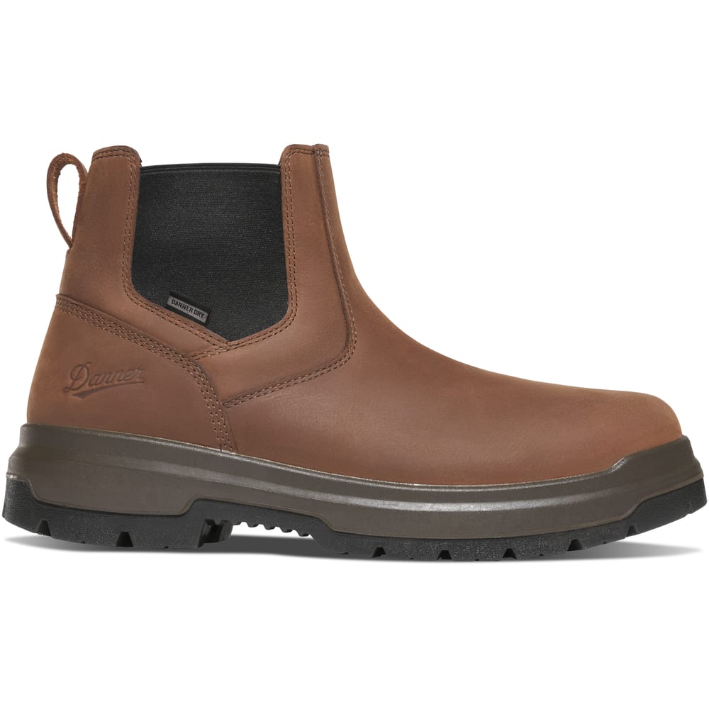 Men's Ground Control 6" Brown Chelsea ST