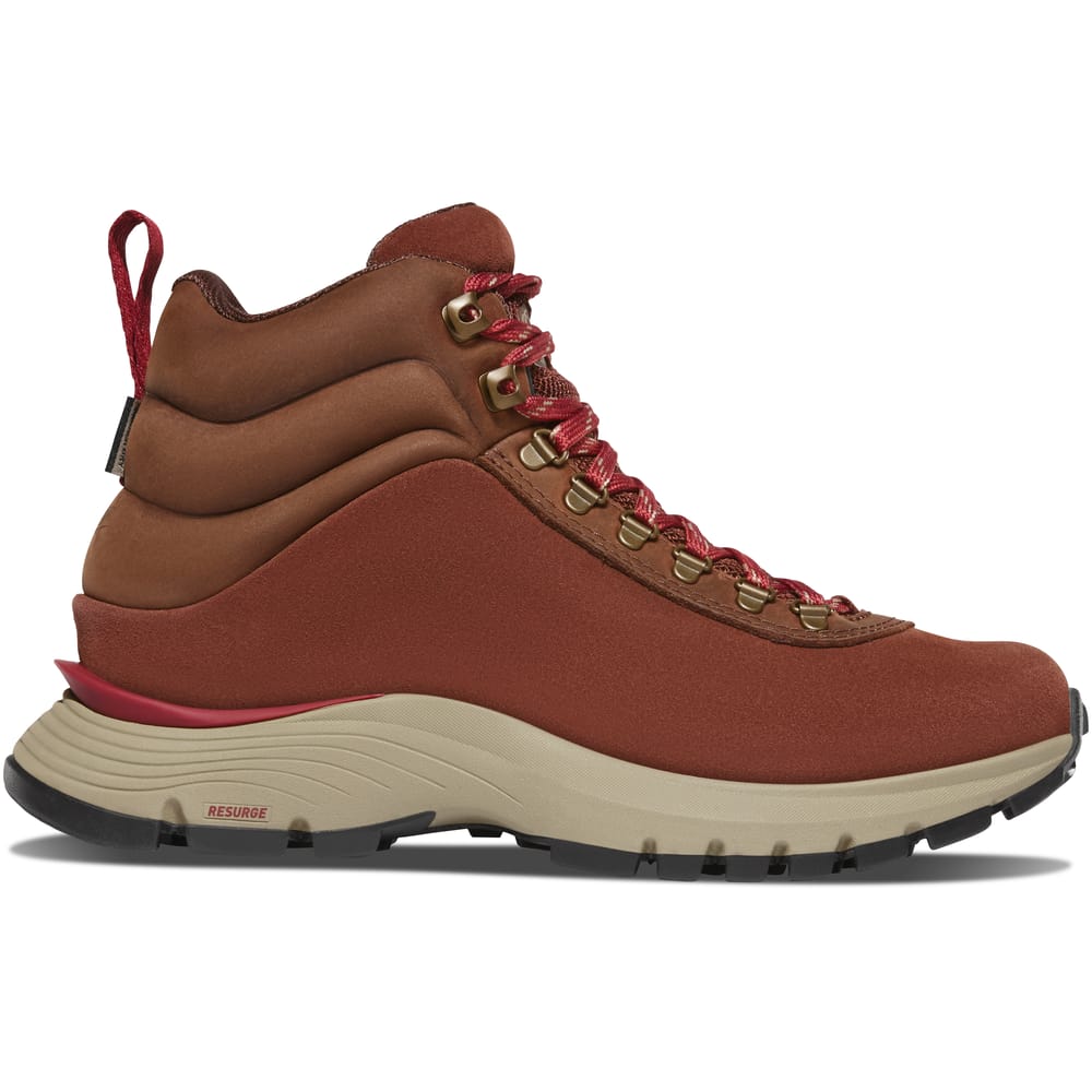Women's Trail Trainer Mid 4" Chocolate Brown/Wine