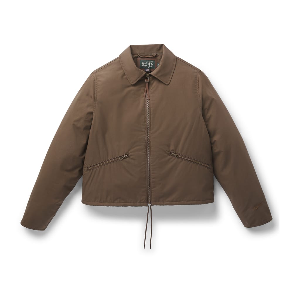 Women's Waxed Primaloft Coaches Jacket Brown