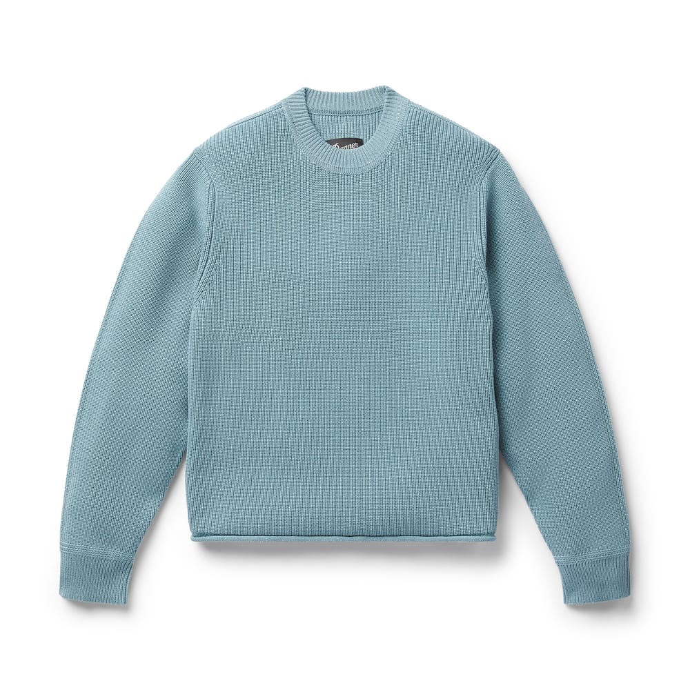 Women's DWR Wool/Cotton Sweater Stone Blue