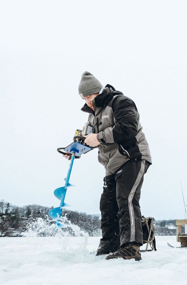 a pair of insulated boots in the harsh elements
