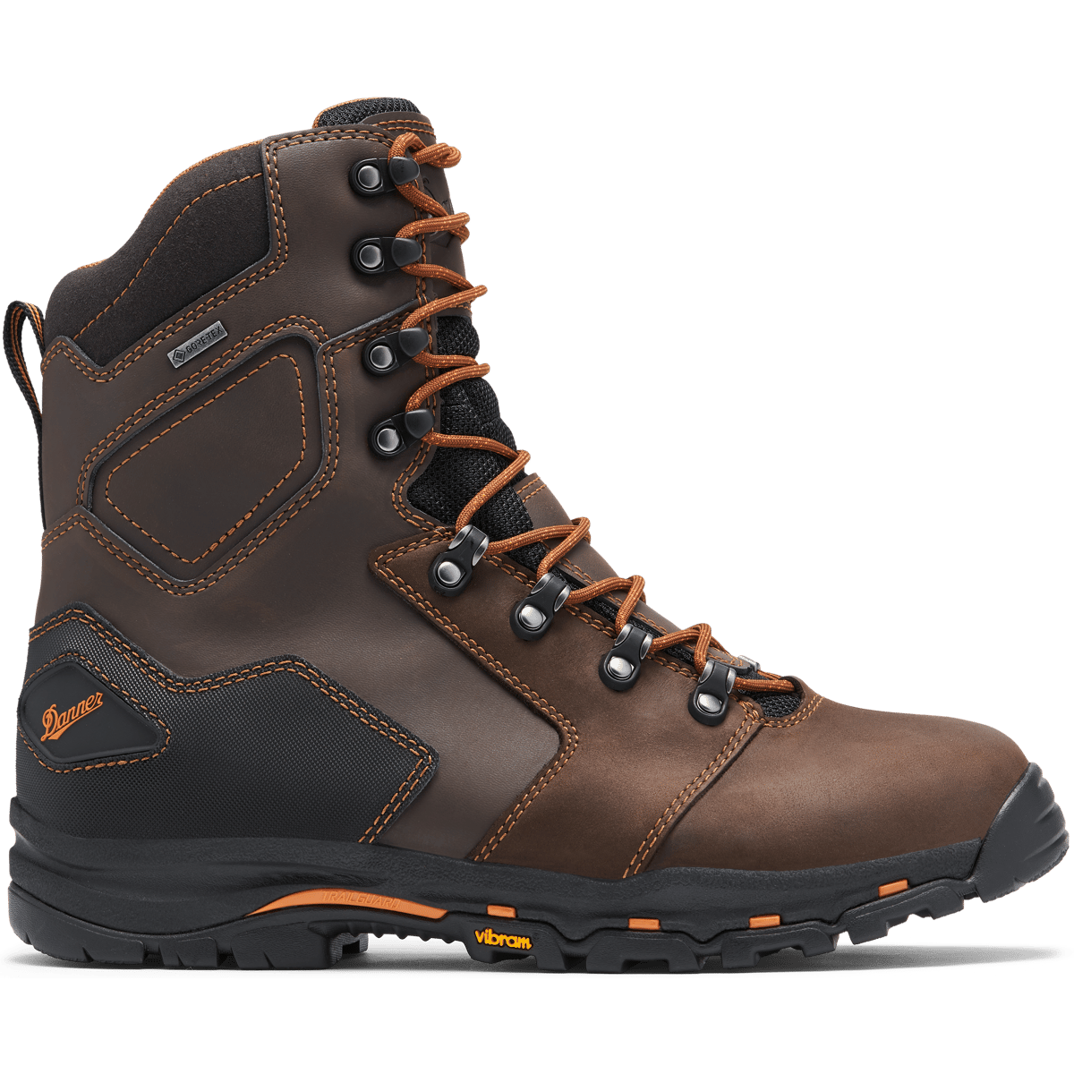 Danner 8inch Crafter 2439 Men 8EE Brown Waterproof Safety Toe Work Boots DANNER, Men main image 2