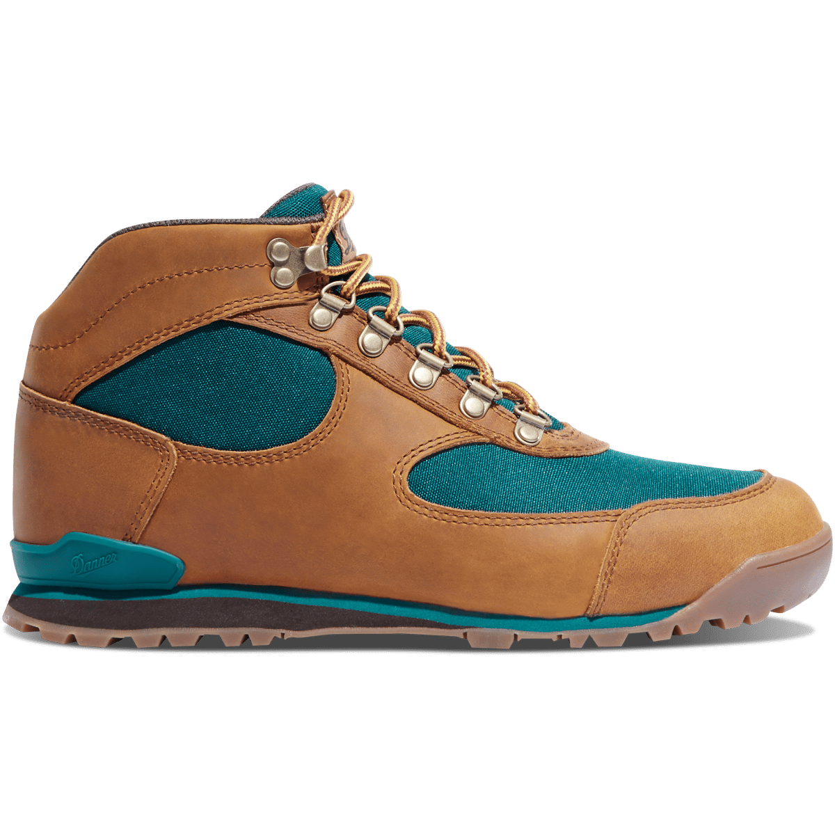 Danner‎ Jag Trail Boots Waterproof Leather Suede Teal Tan - Womens Size 7.5 Danner - Jag II Brown/Deep Teal main image 2