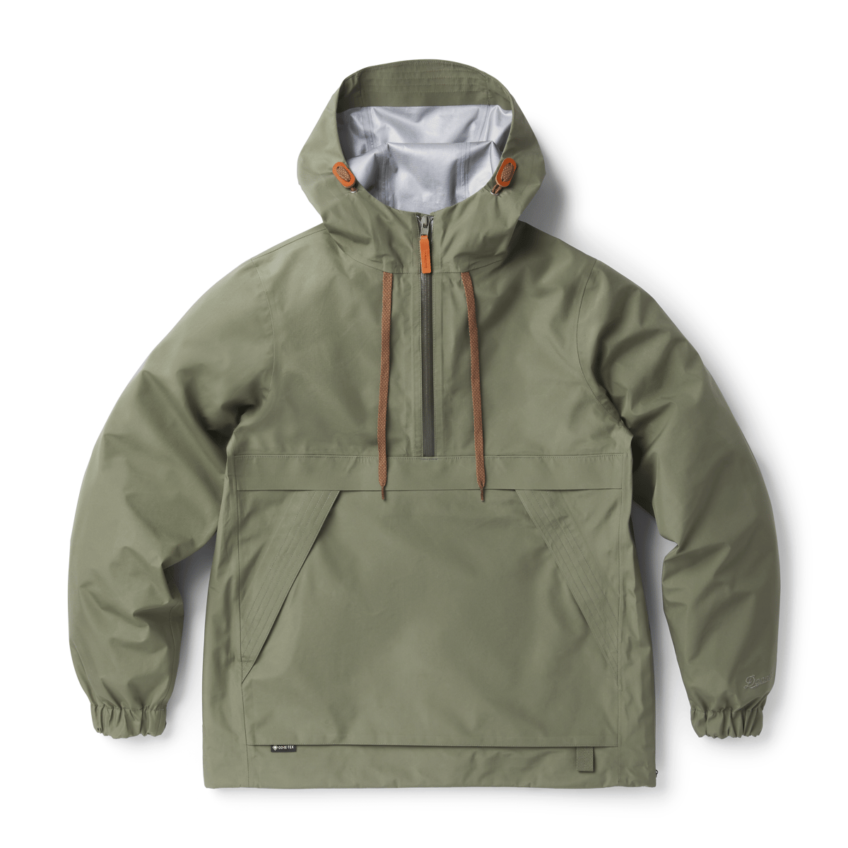Danner フード付きマウンテンジャッケット オリーブ Danner - Cascade Crest Packable GTX Jacket Dusty Olive