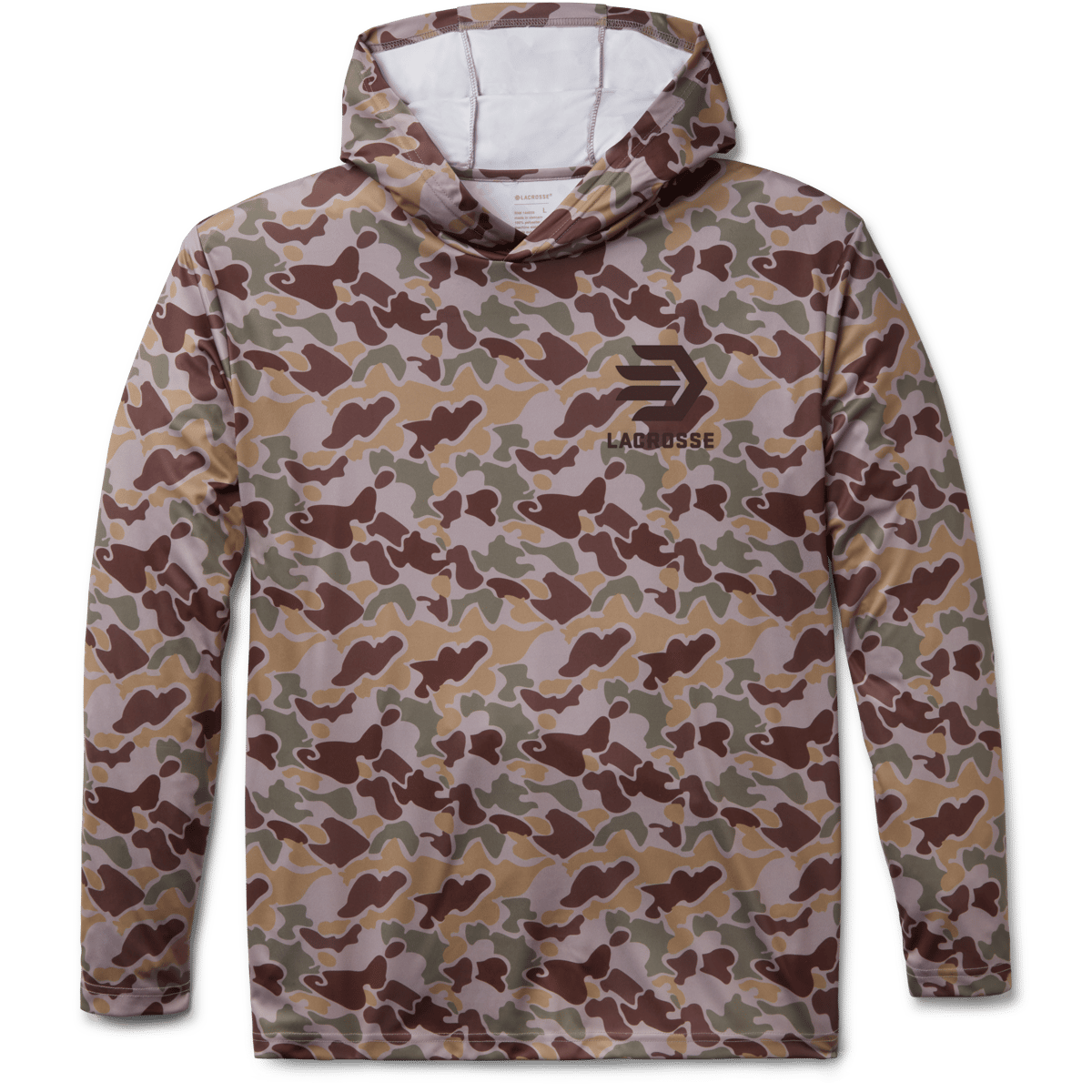 Sweat-shirt à Manches Longues Old Glory Lacrosse Crosse Fit Pour Homme - Neuf Avec étiquettes - Taille Regular