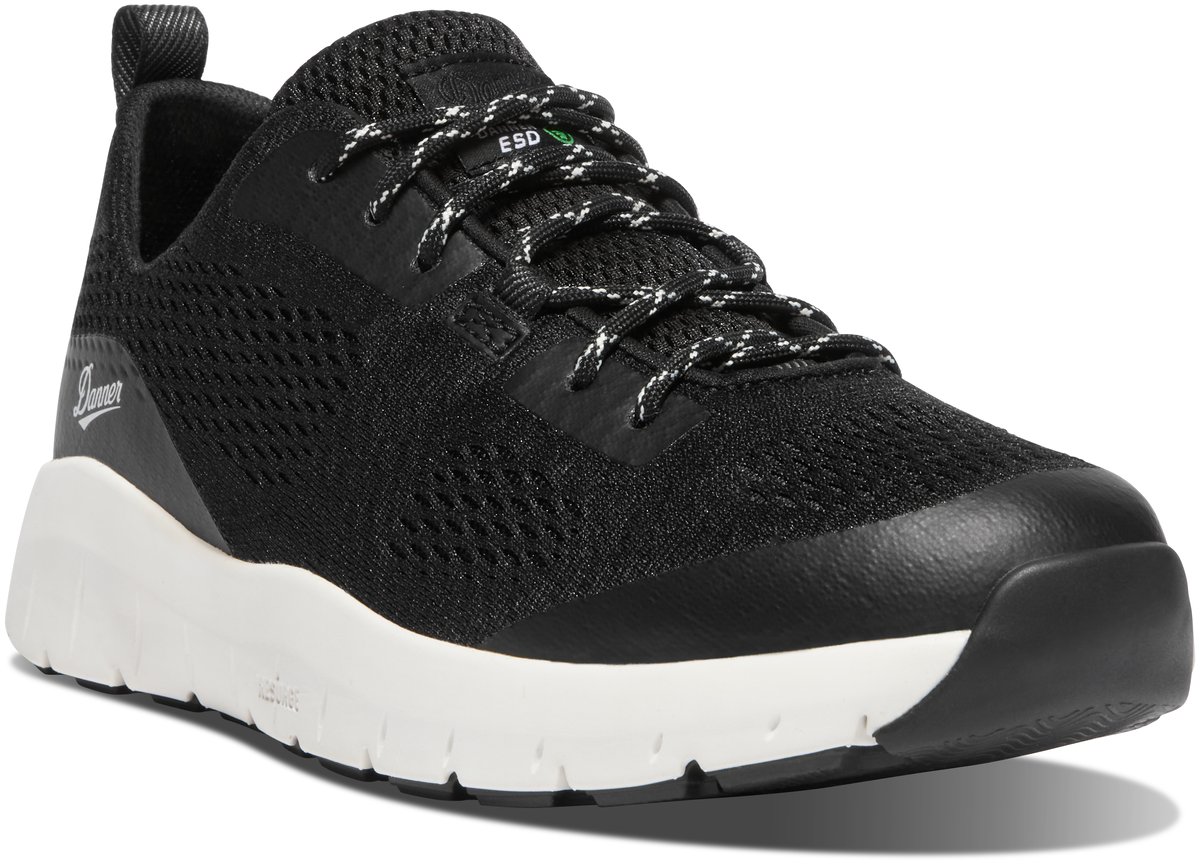 Run Time 3" Black/White ESD - W