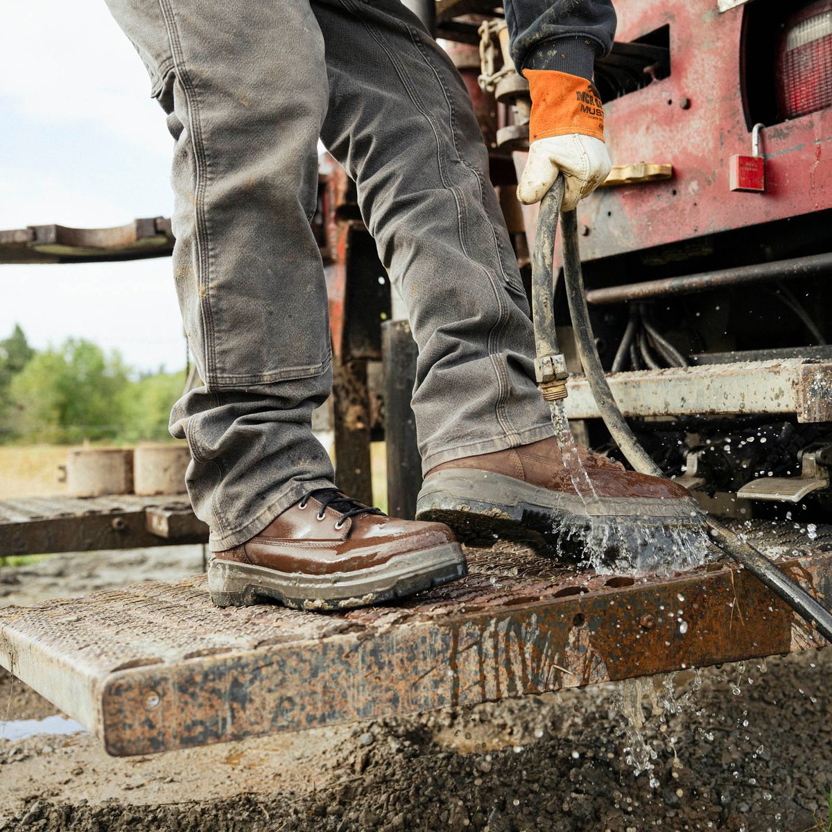 Men's Ground Control 6" Brown ST