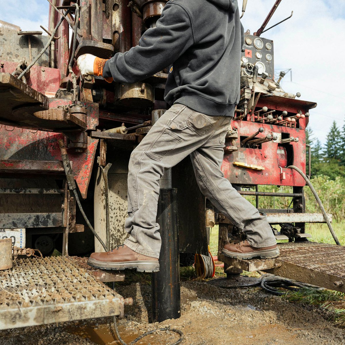 Men's Ground Control 6" Brown ST