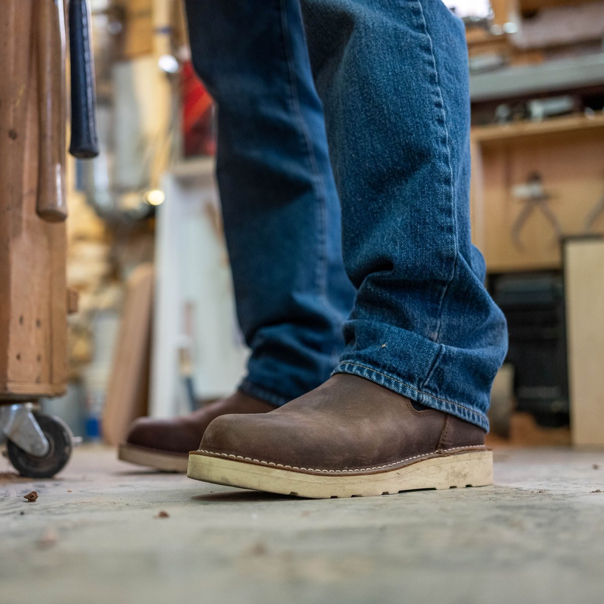 Bull Run Chelsea 6" Brown Wedge ST