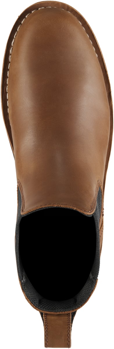 Men's Bull Run Chelsea 6" Tobacco Black Heel ST