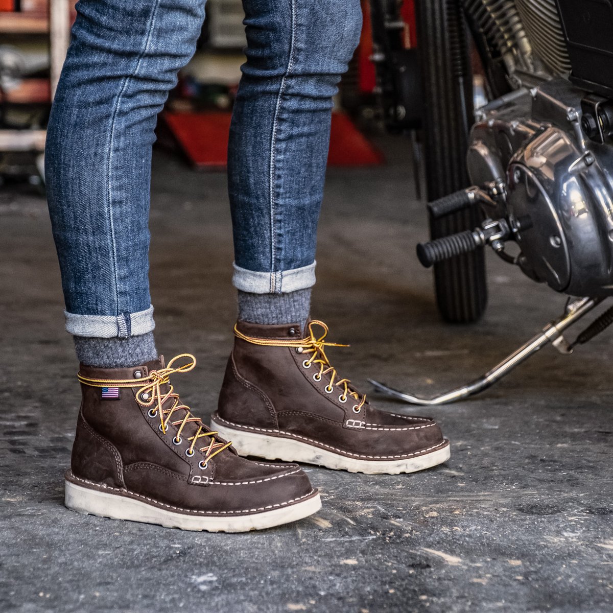 Women's Bull Run Moc Toe 6" Brown ST