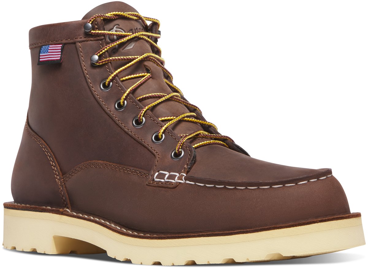 Bull Run Moc Toe 6" Brown Heel
