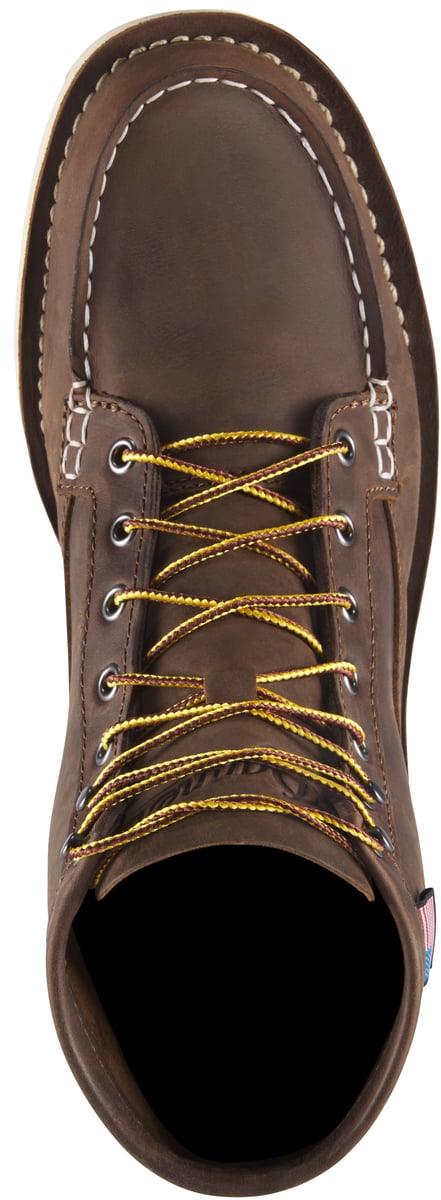 Bull Run Moc Toe 6" Brown Heel