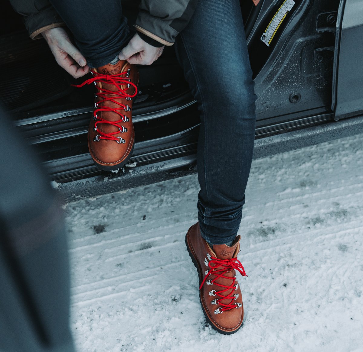 靴 Danner JCrew Gtx Mountain Light Boots Danner - Mountain Light Brown - GORE-TEX