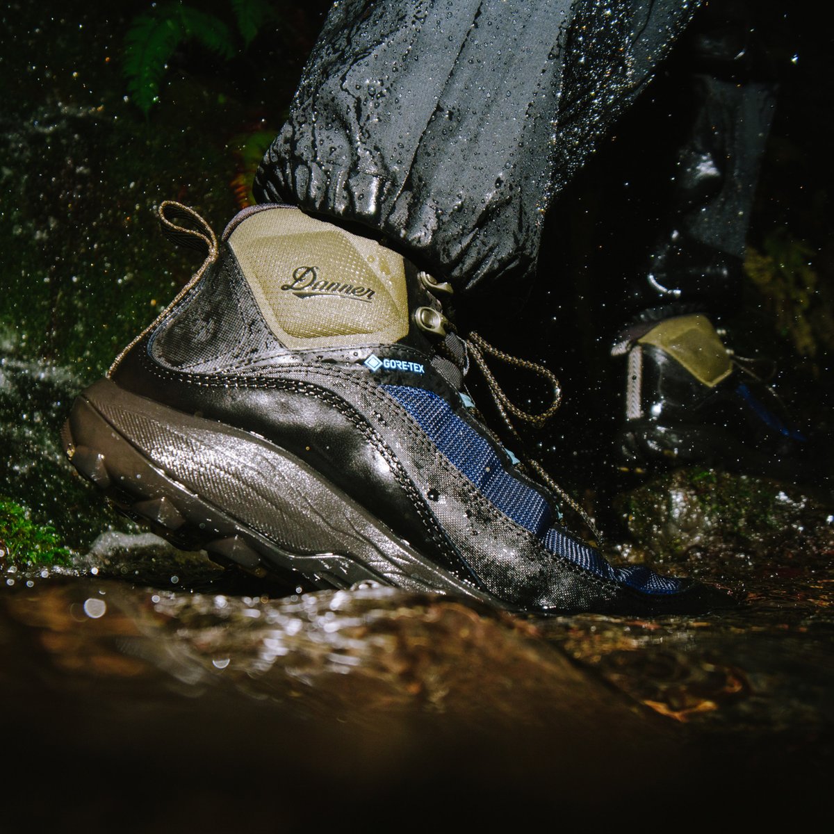 N45 Mid GTX Jet Black/Imperial Blue