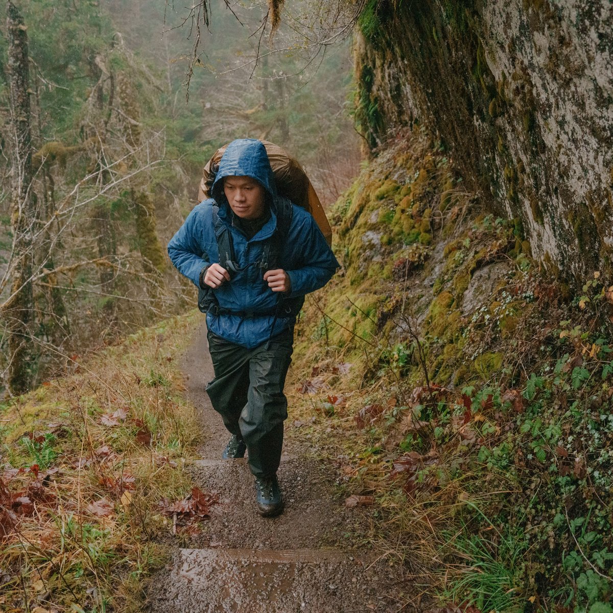 N45 Mid GTX Jet Black/Imperial Blue