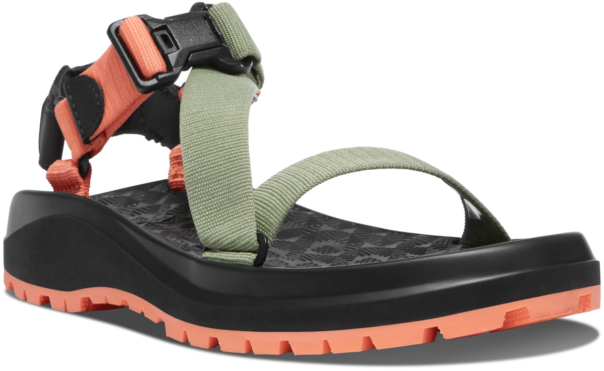 Wallowa Textile Sandal Cantaloupe/Oil Green