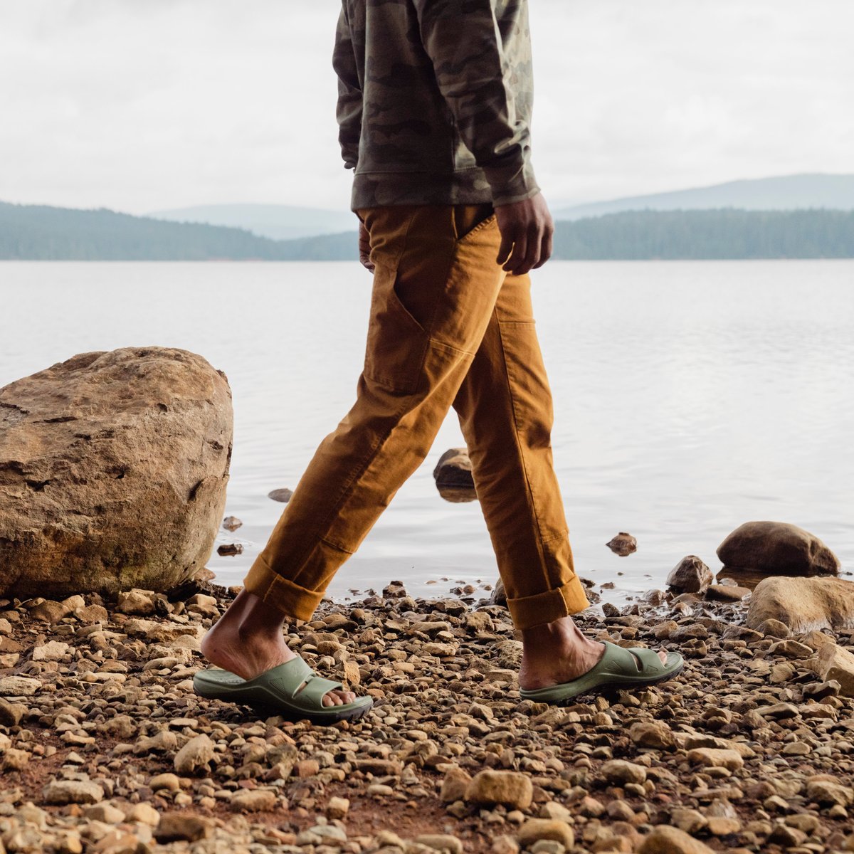 【関税込み】Danner カーキ Shelter Cove プールスライド Danner - Shelter Cove Forest