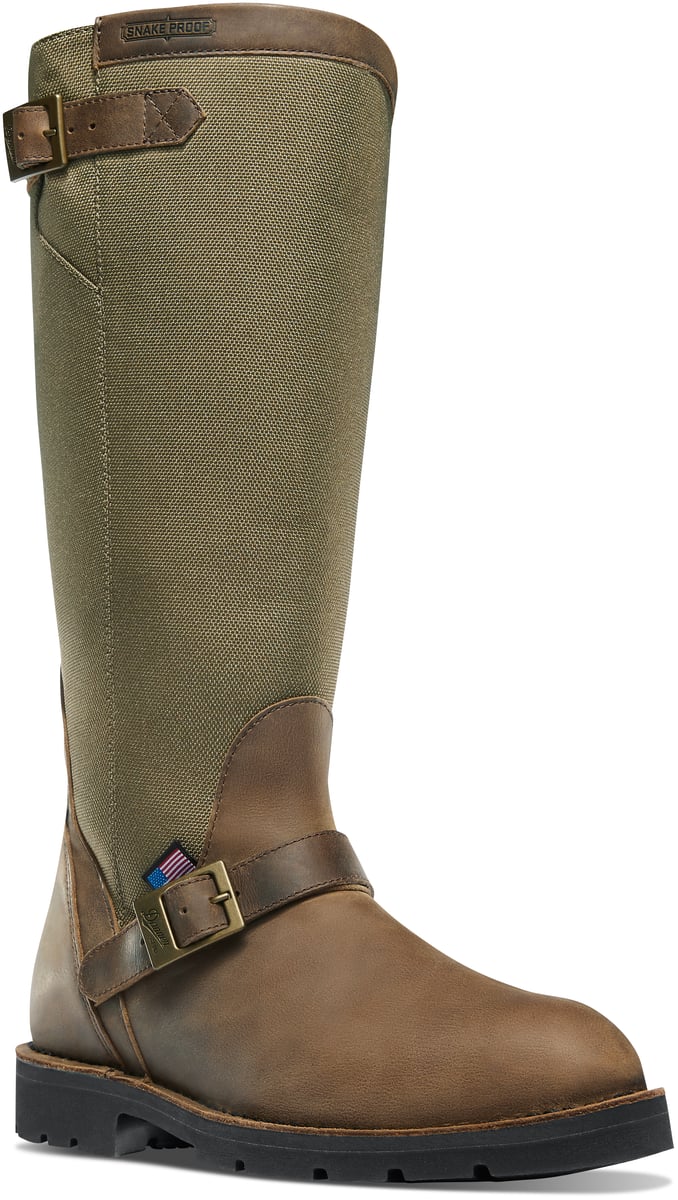 San Angelo Snake Boot 17" Brown