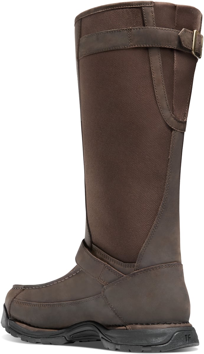 Sharptail Snake Boot 17" Dark Brown