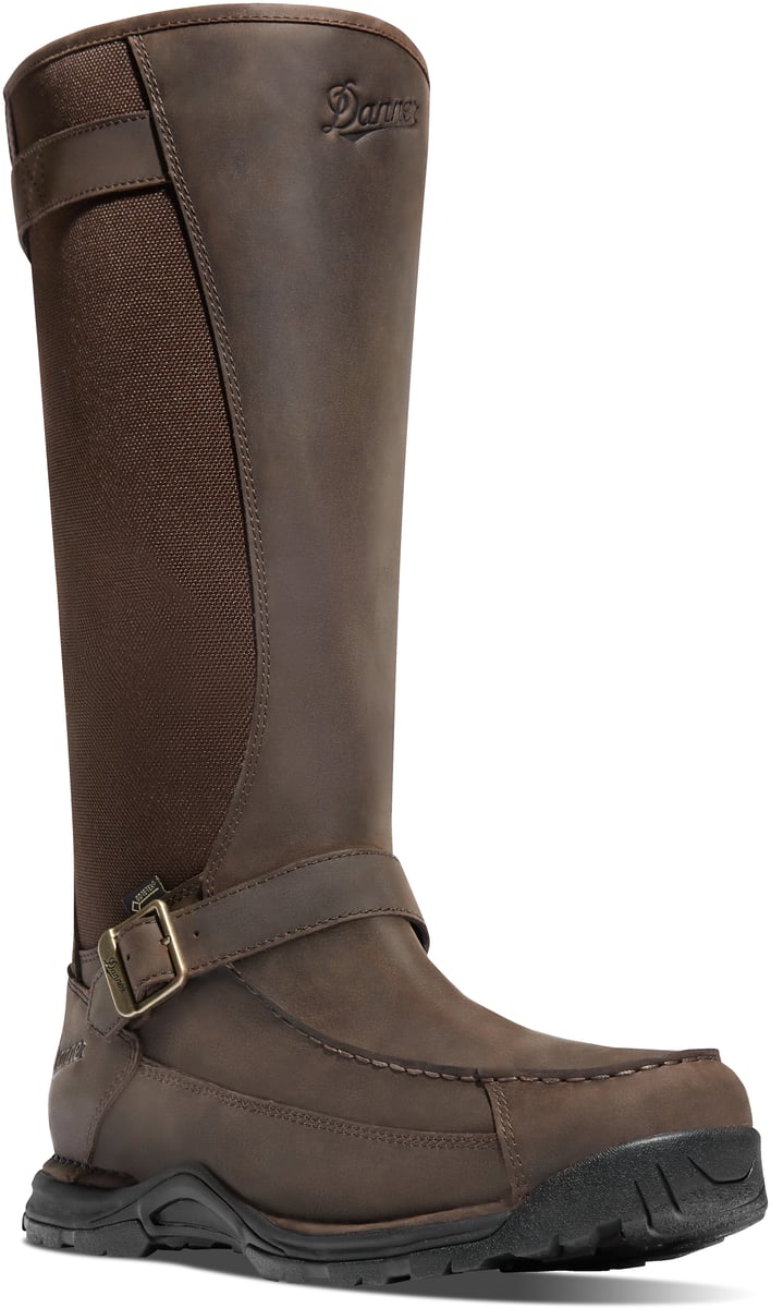 Sharptail Snake Boot 17" Dark Brown