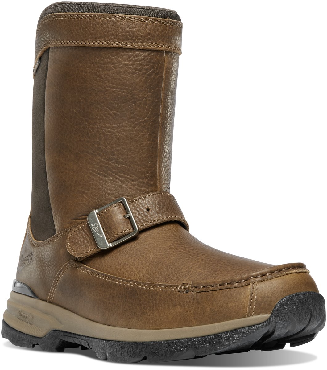 Recurve Rear Zip 10" Light Brown Moc-Toe