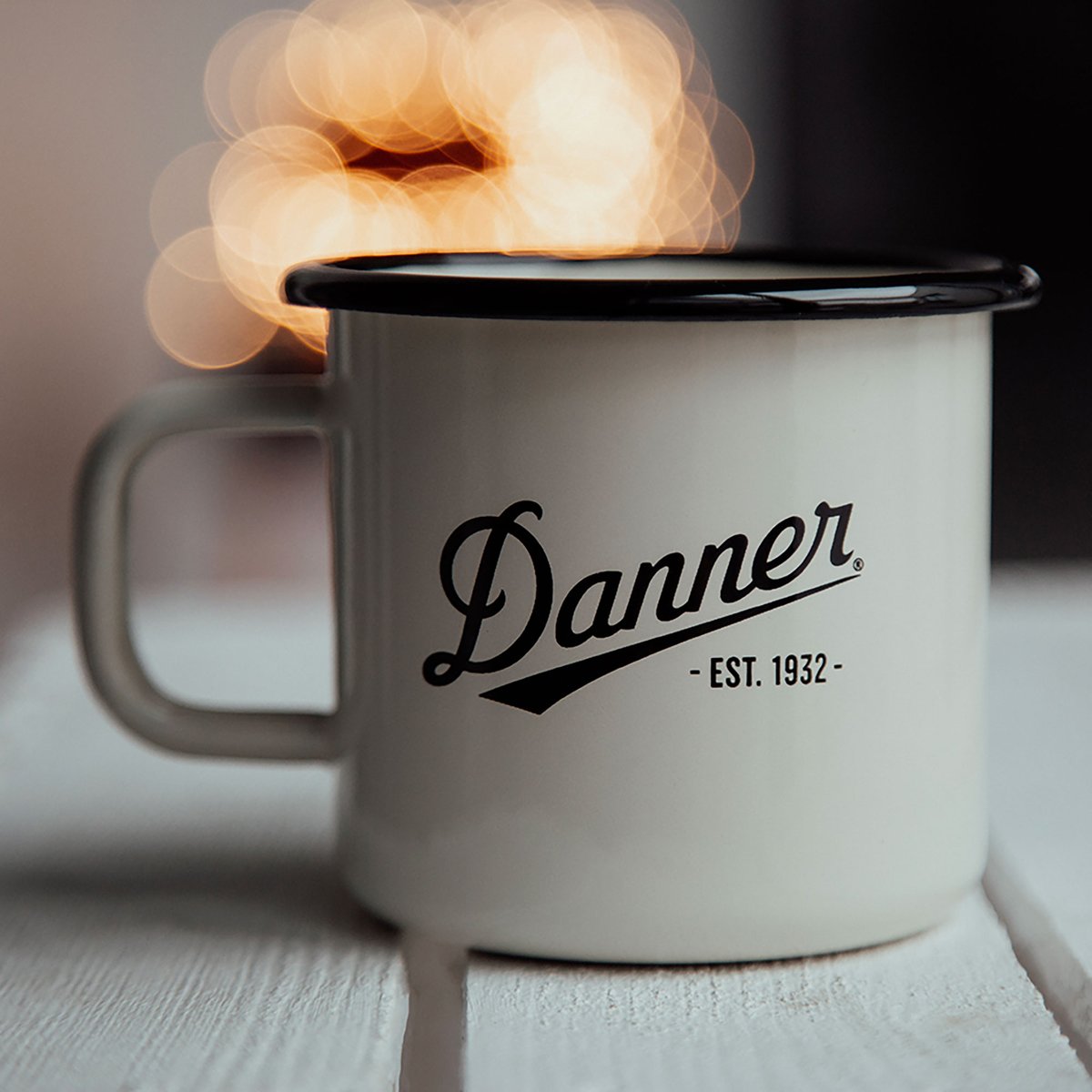 Danner Enamel 12oz Mug - Cream