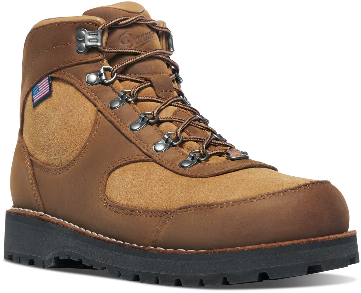 Cascade Crest 5" Grizzly Brown/Rhodo Red GTX
