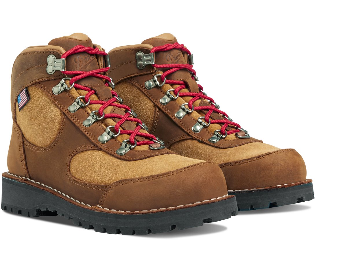 Women's Cascade Crest 5" Grizzly Brown/Rhodo Red GTX