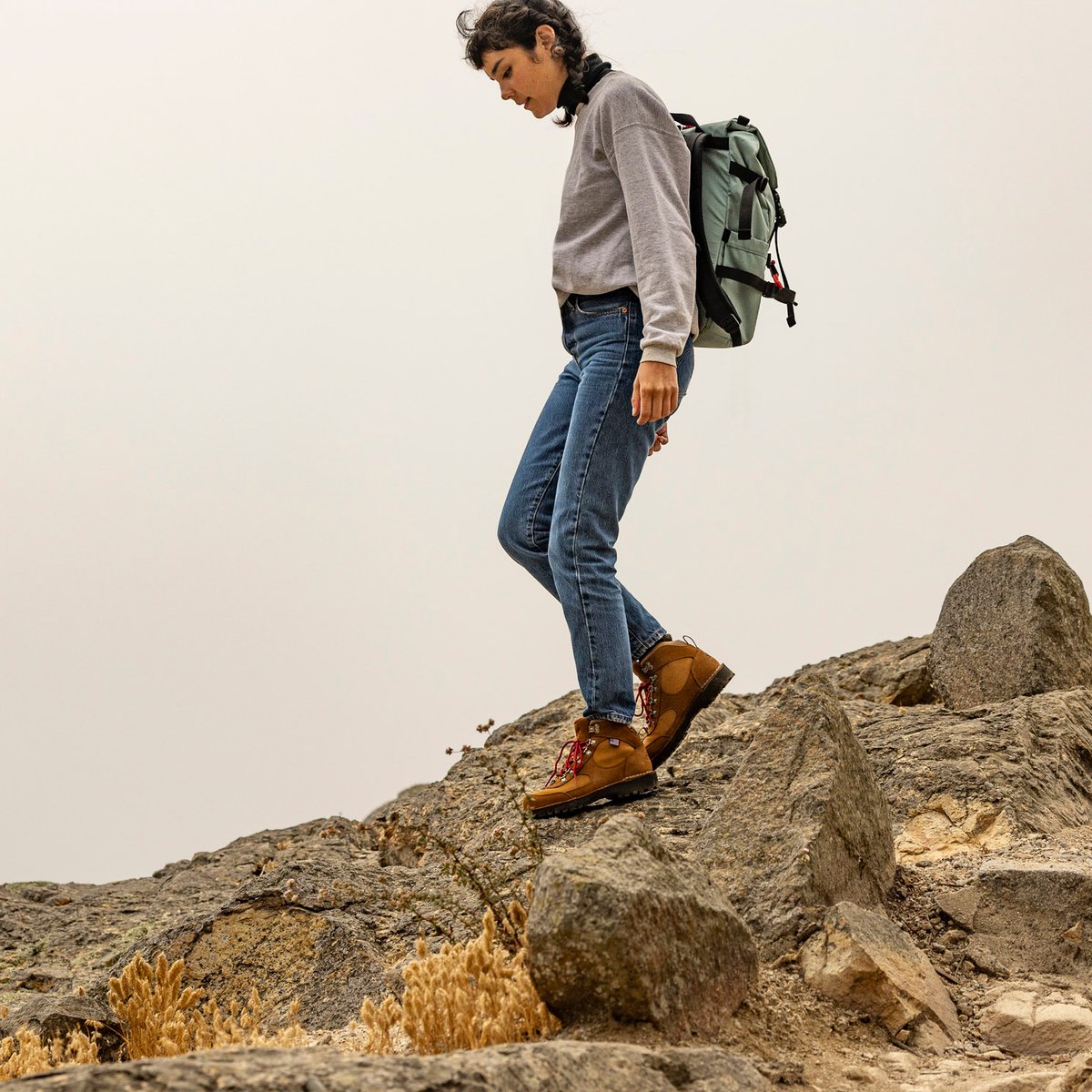 Danner - Cascade Crest Grizzly Brown/Rhodo Red