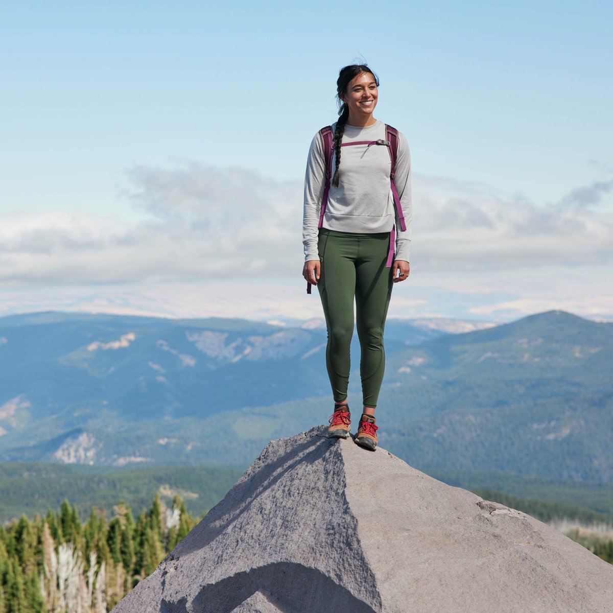 Women's Trail 2650 3" Brown/Red