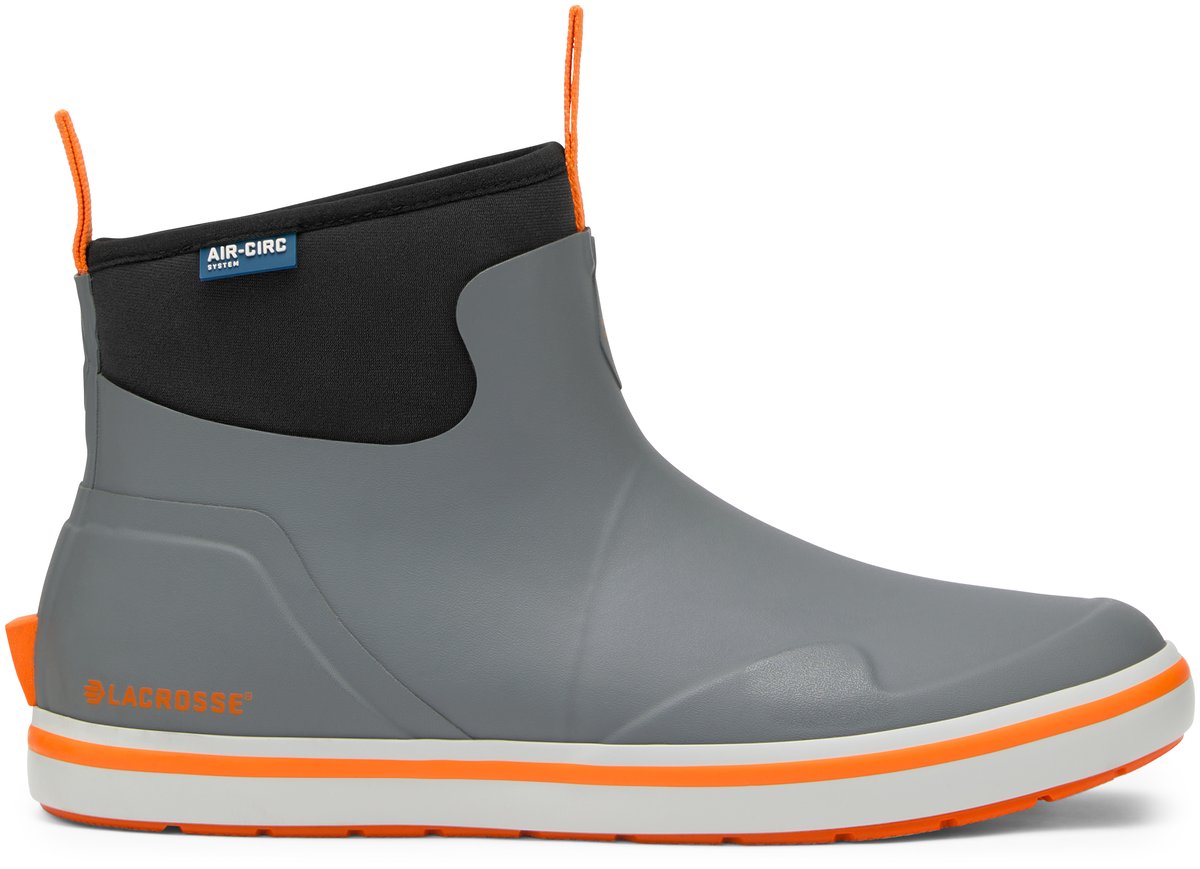 Alpha Deck Boot 6" Gray/Orange