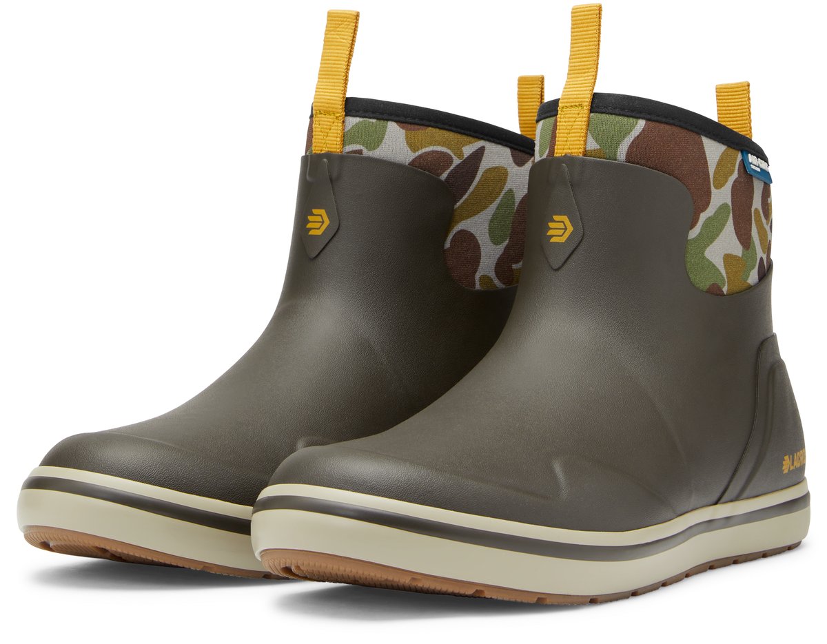 Alpha Deck Boot 6" Black Olive/Camo