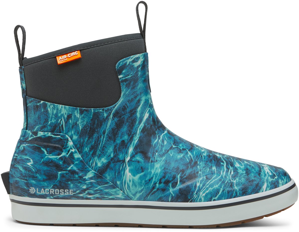 Men's Alpha Deck Boot 6" Mossy Oak Elements Agua