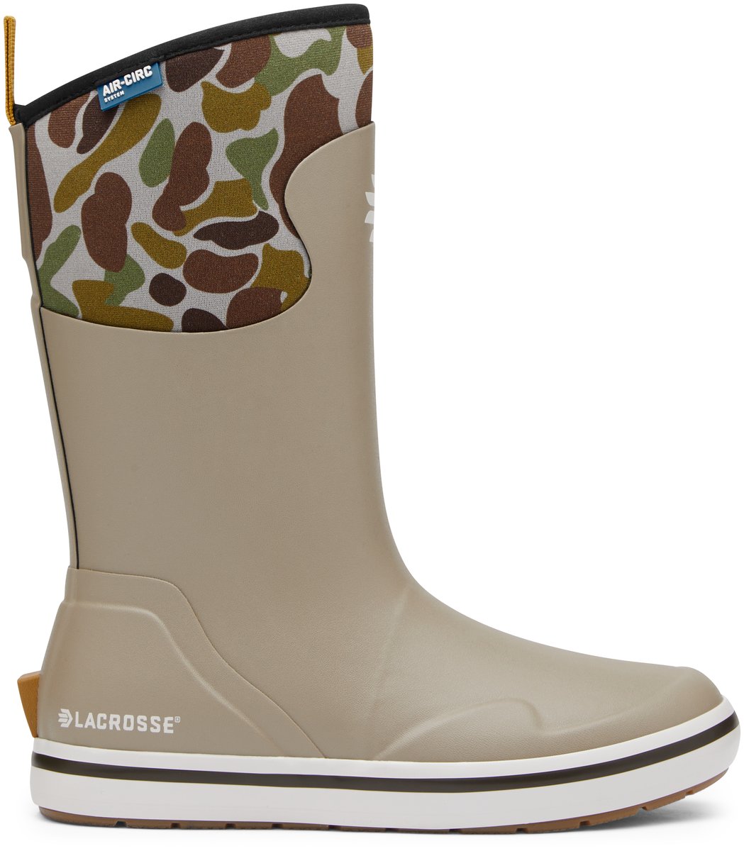 Alpha Deck Boot 12" Timber Wolf/Camo