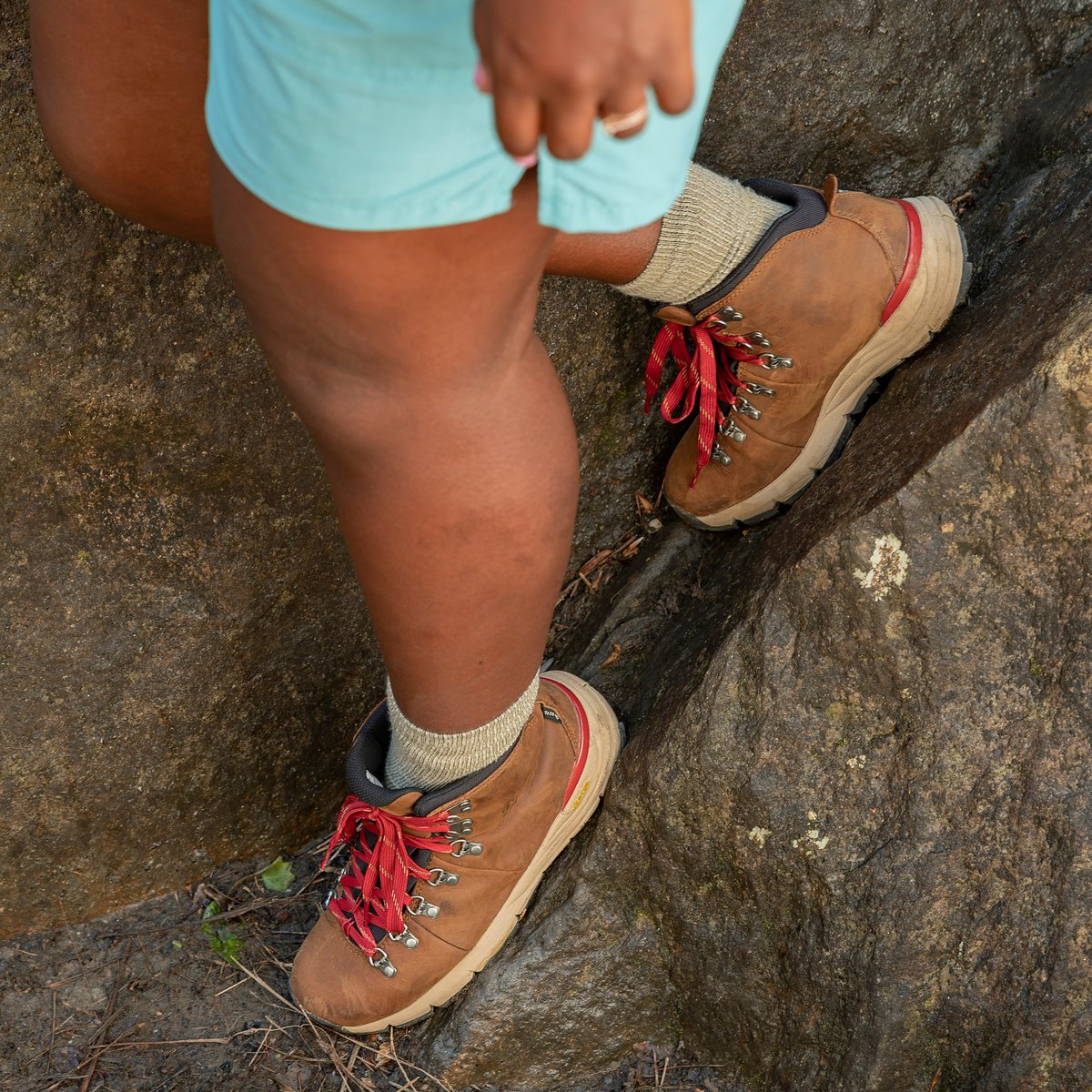 Danner - Mountain 600 Leaf GTX Grizzly Brown/Rhodo Red