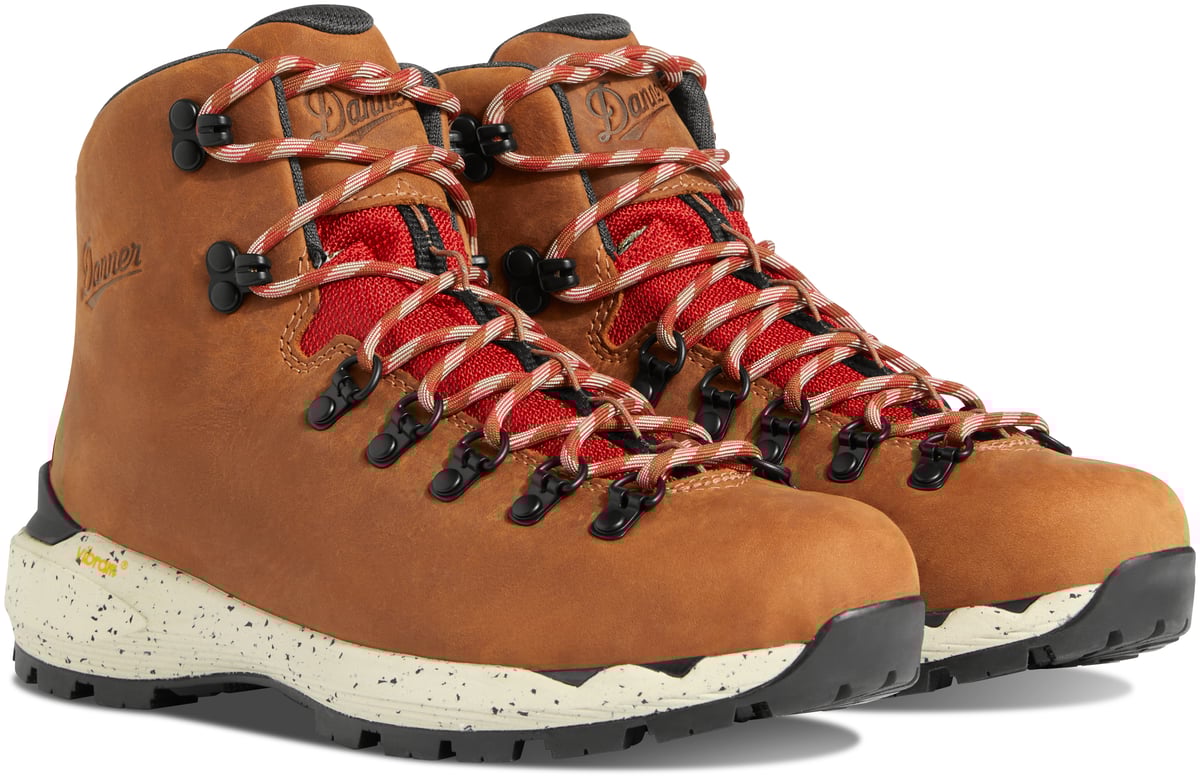 Mountain 600 Evo 4" Mocha Brown/Rhodo Red GTX
