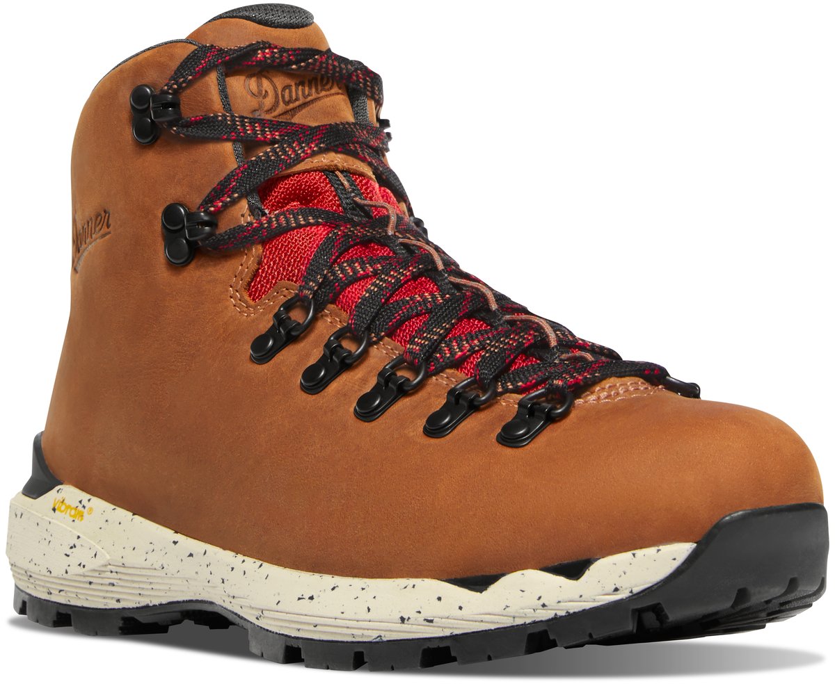 Mountain 600 Evo 4" Mocha Brown/Rhodo Red GTX