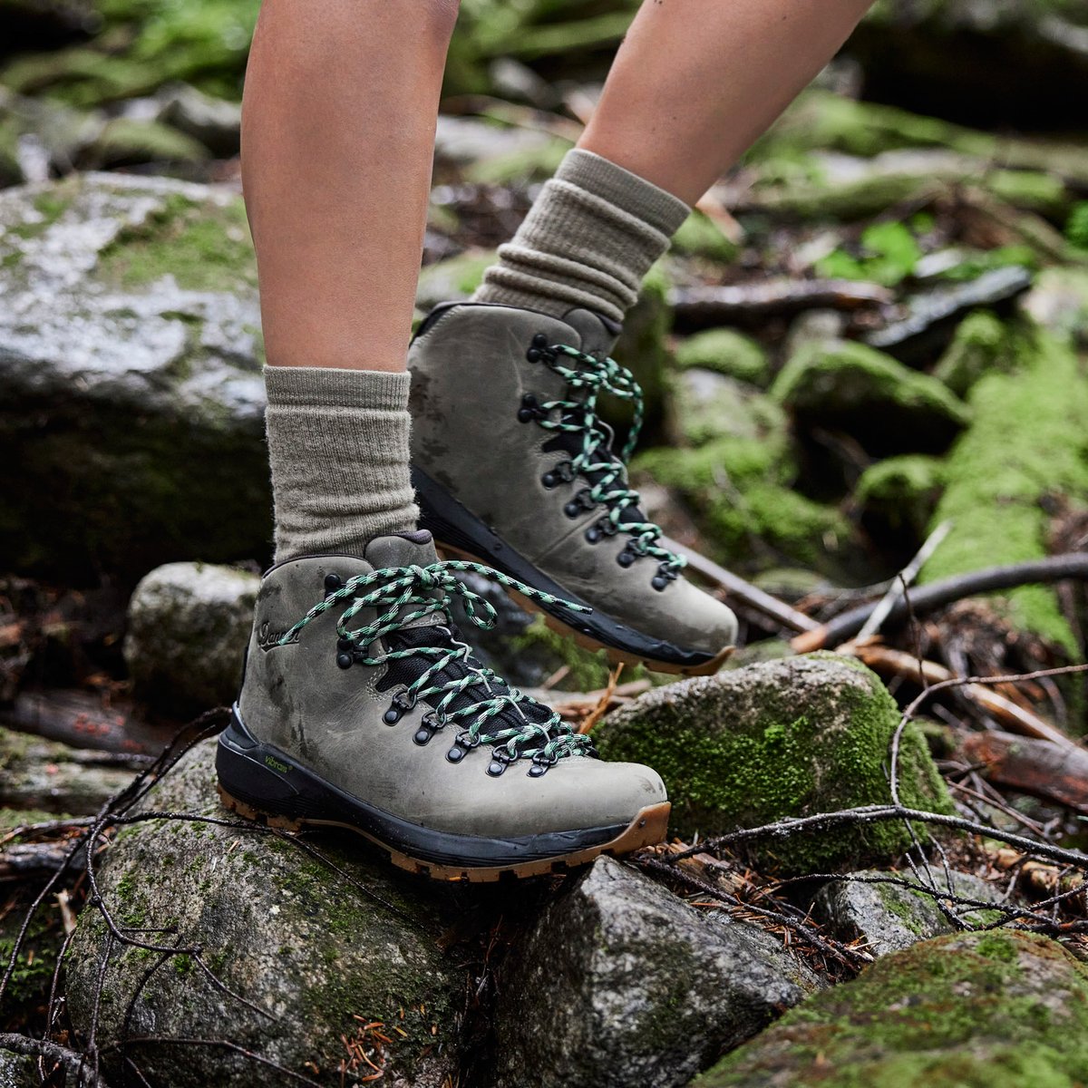 Mountain 600 Evo 4" Tin Gray/Island Green GTX