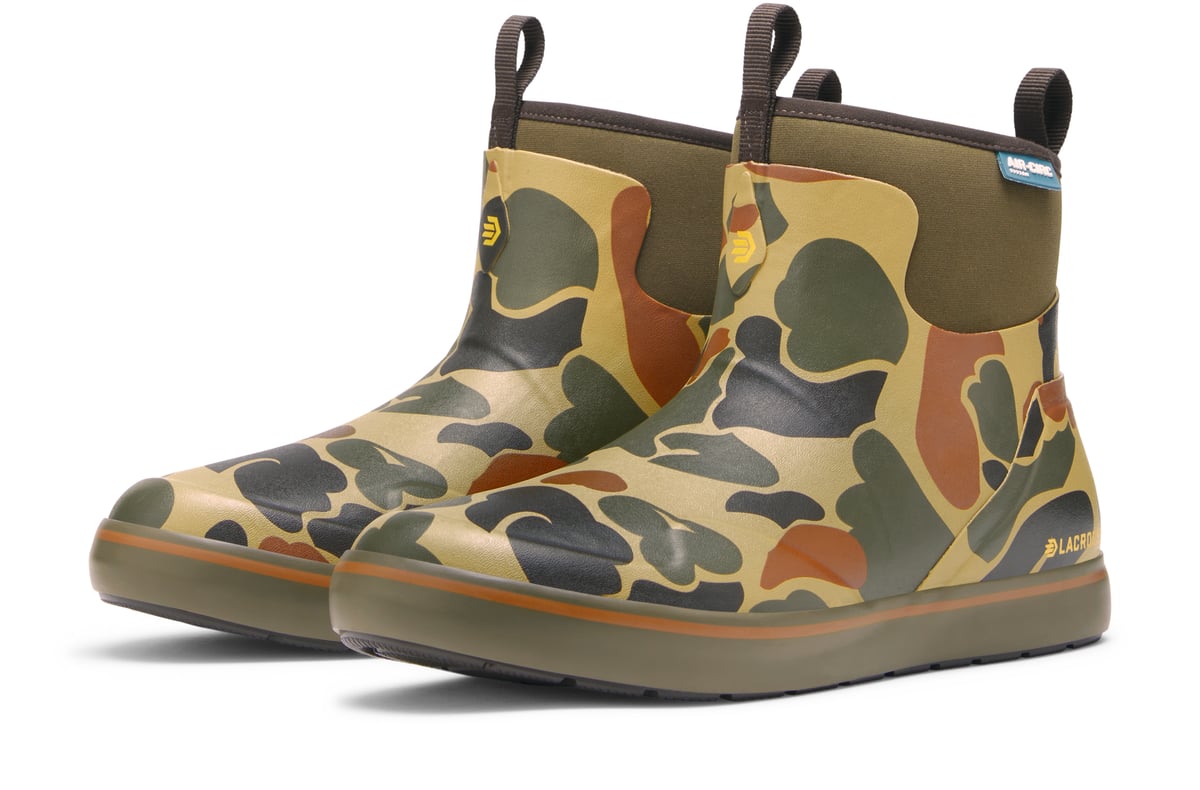 Men's Alpha Deck Boot 6" Hardwoods Duck Camo