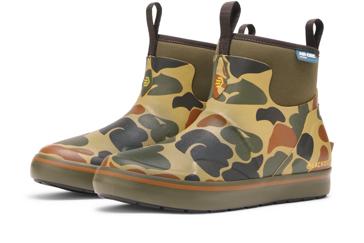 Women's Alpha Deck Boot 6" Hardwoods Duck Camo