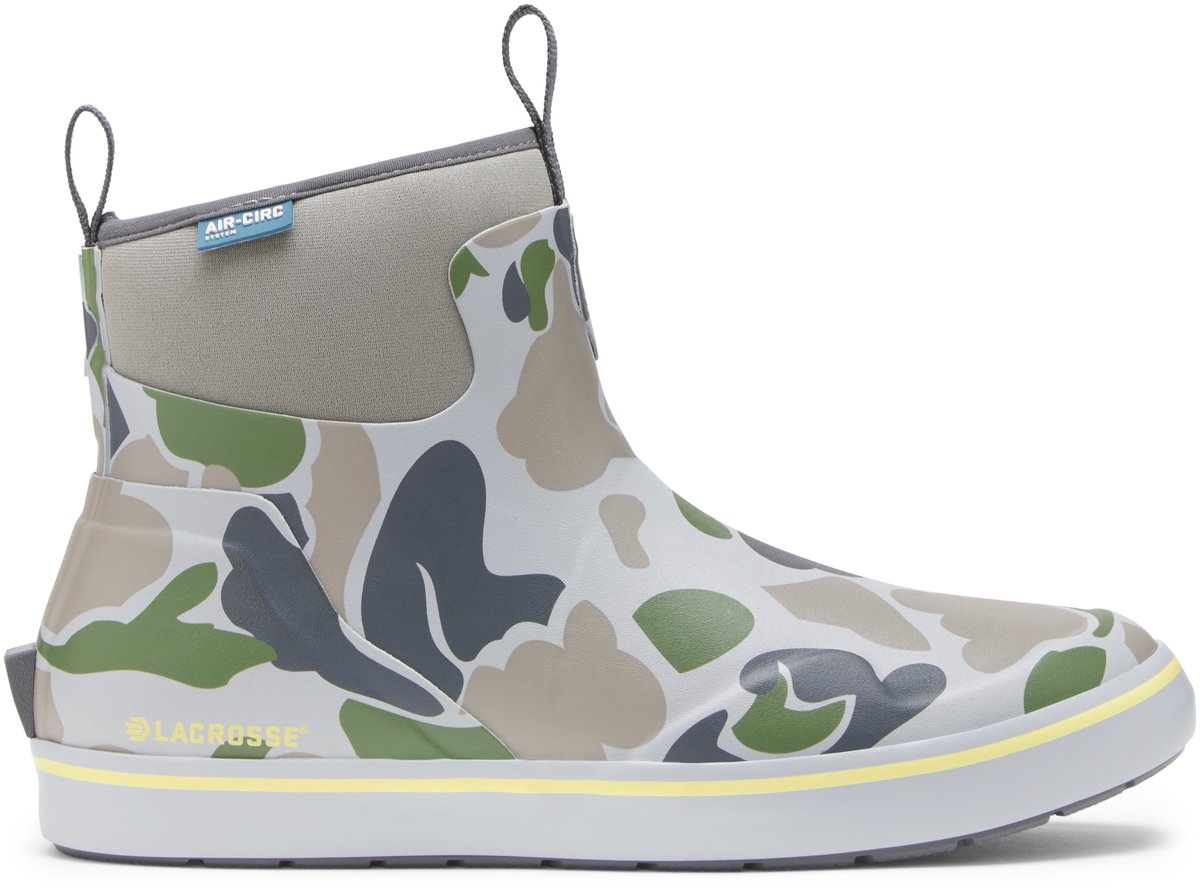 Men's Alpha Deck Boot 6" Seagrass Duck Camo