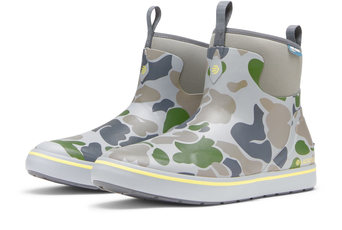 Men's Alpha Deck Boot 6" Seagrass Duck Camo