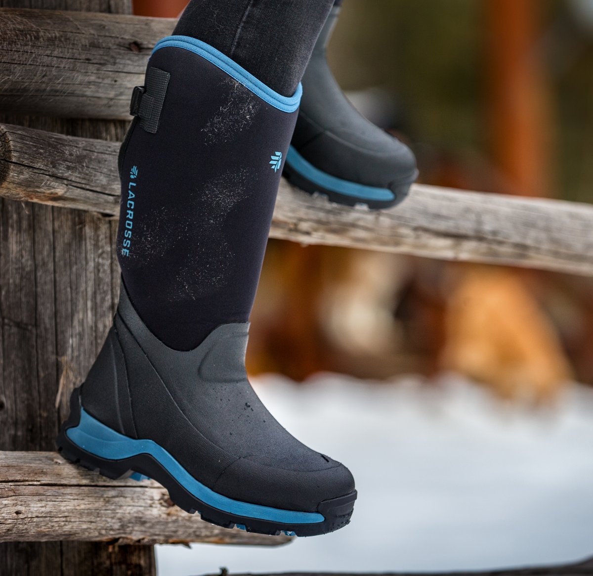Women's Alpha Thermal 14" Black/Cerulean 7.0MM