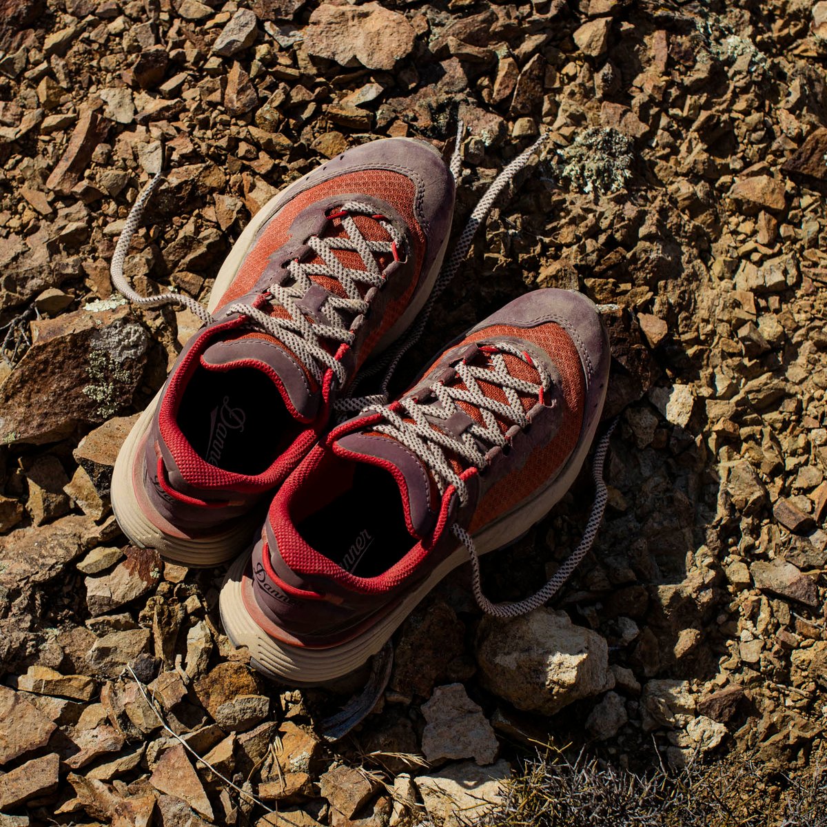 Trail Junction 3" Chocolate/Rhodo Red