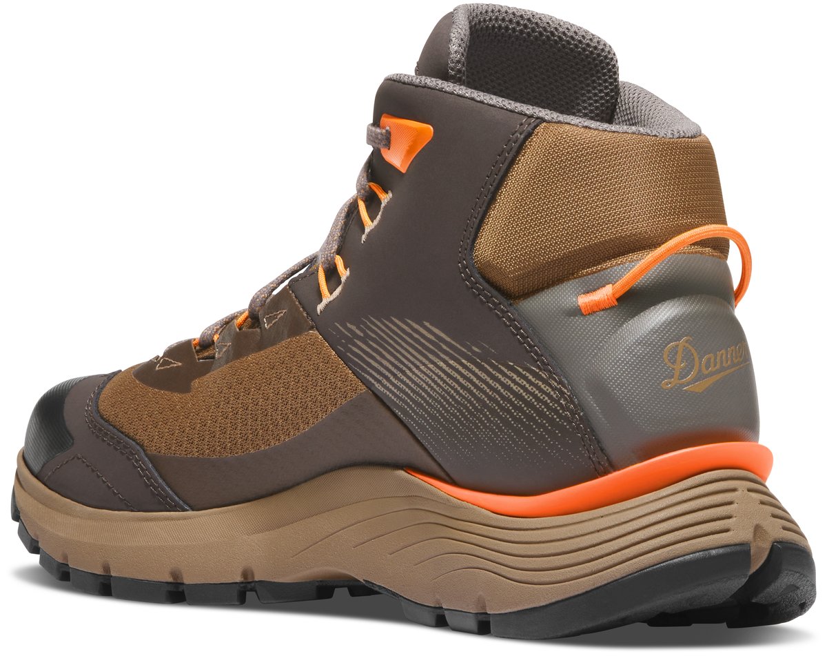 Trail Junction Mid 4" Malt Brown/Poppy Orange