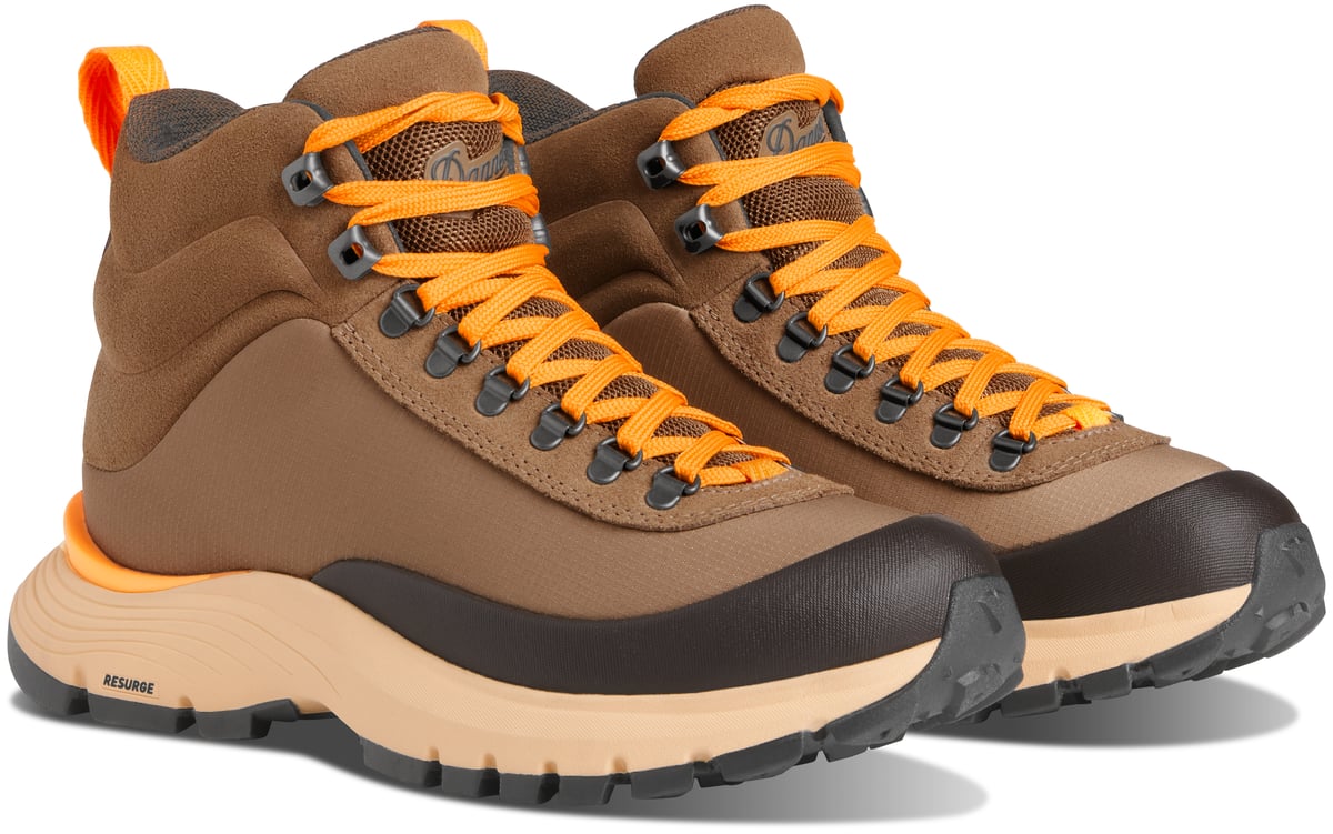 Trail Trainer Mid 4" Malt Brown/Orange Peel