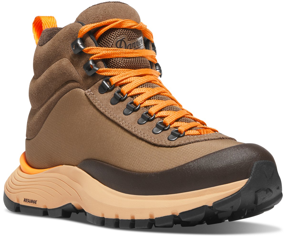 Trail Trainer Mid 4" Malt Brown/Orange Peel