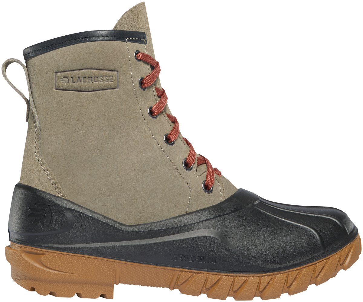 Women's Aero Timber Top 8" Gray/Black