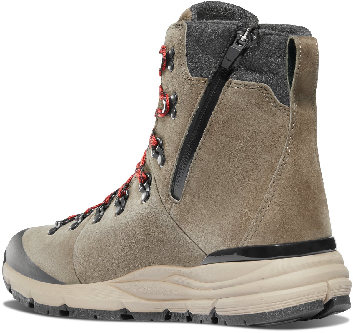 Arctic 600 Side-Zip 7" Brown/Red 200G
